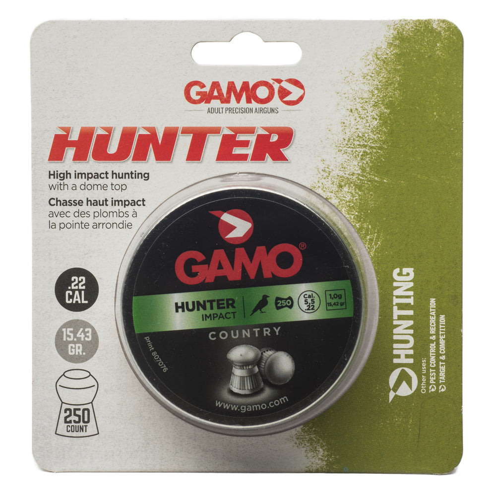 Gamo Hunter Round Nose 22 Caliber 250-Count