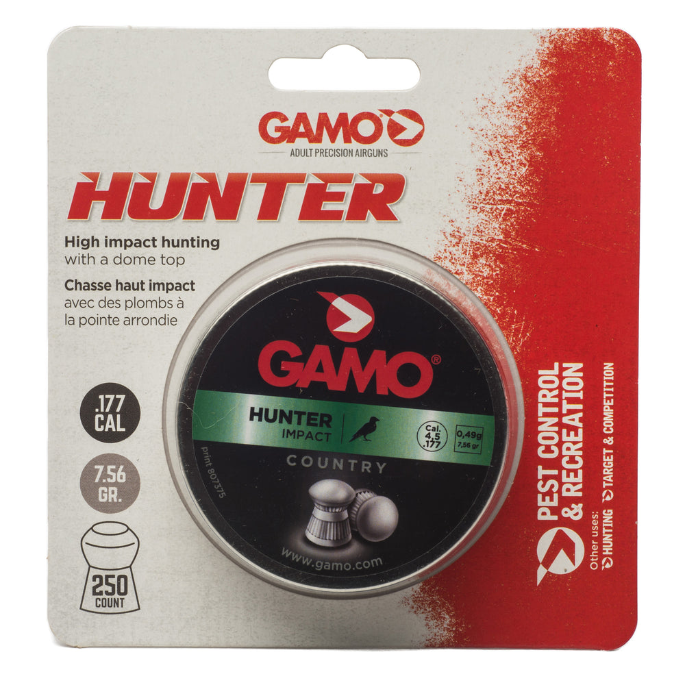 Gamo Hunter Round Nose 177 Caliber 250-Count