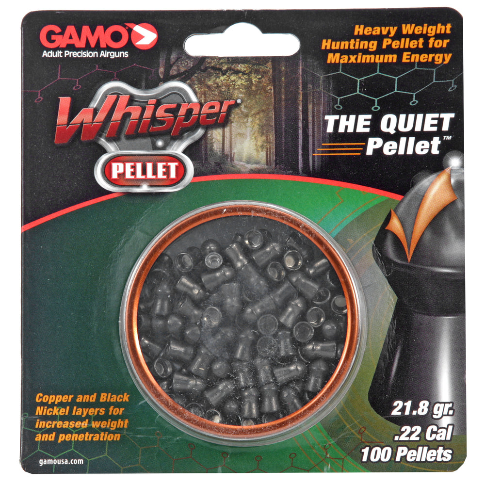 Gamo Whisper Pellet 22 Caliber 100-Count