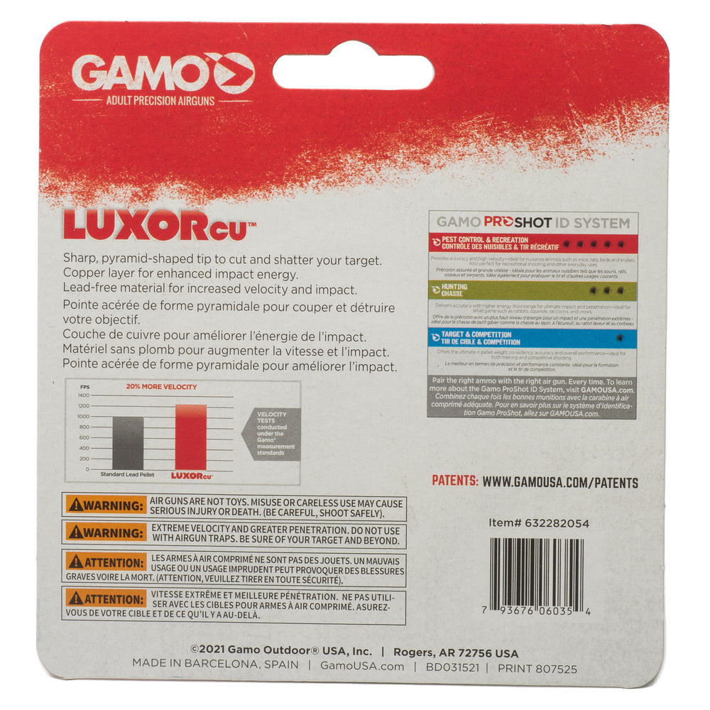 Gamo Luxor Cu Pyramid 177 Caliber 150-Count