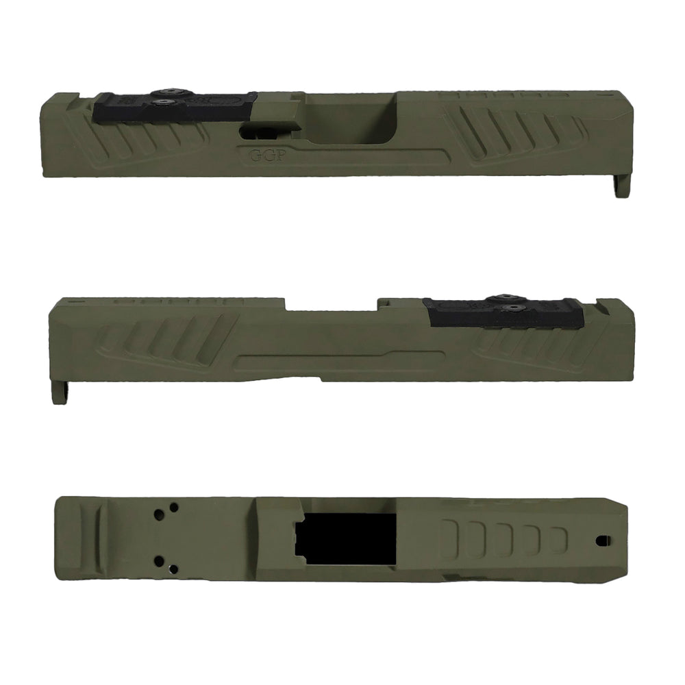 GGP Slide For Glock 19 Gen 5 RMR V5 OD Green