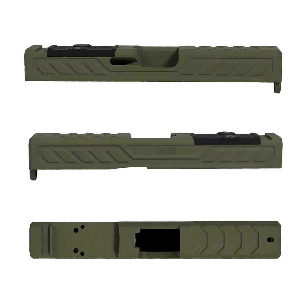 GGP Slide For Glock 19 Gen 5 RMR V6 OD Green