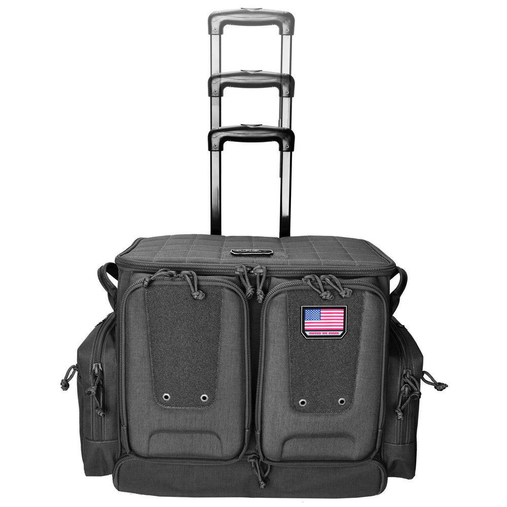GPS Tactical Rolling Range Bag Black