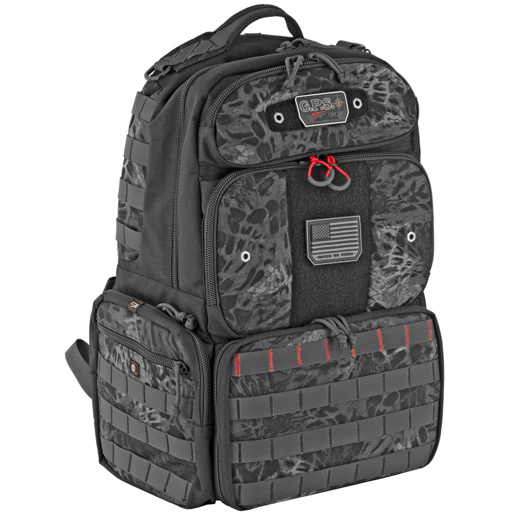 GPS Tactical Range Backpack Tall Blackout