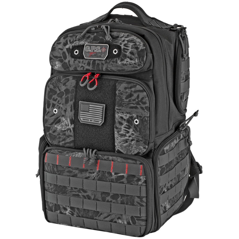 GPS Tactical Range Backpack Tall Blackout