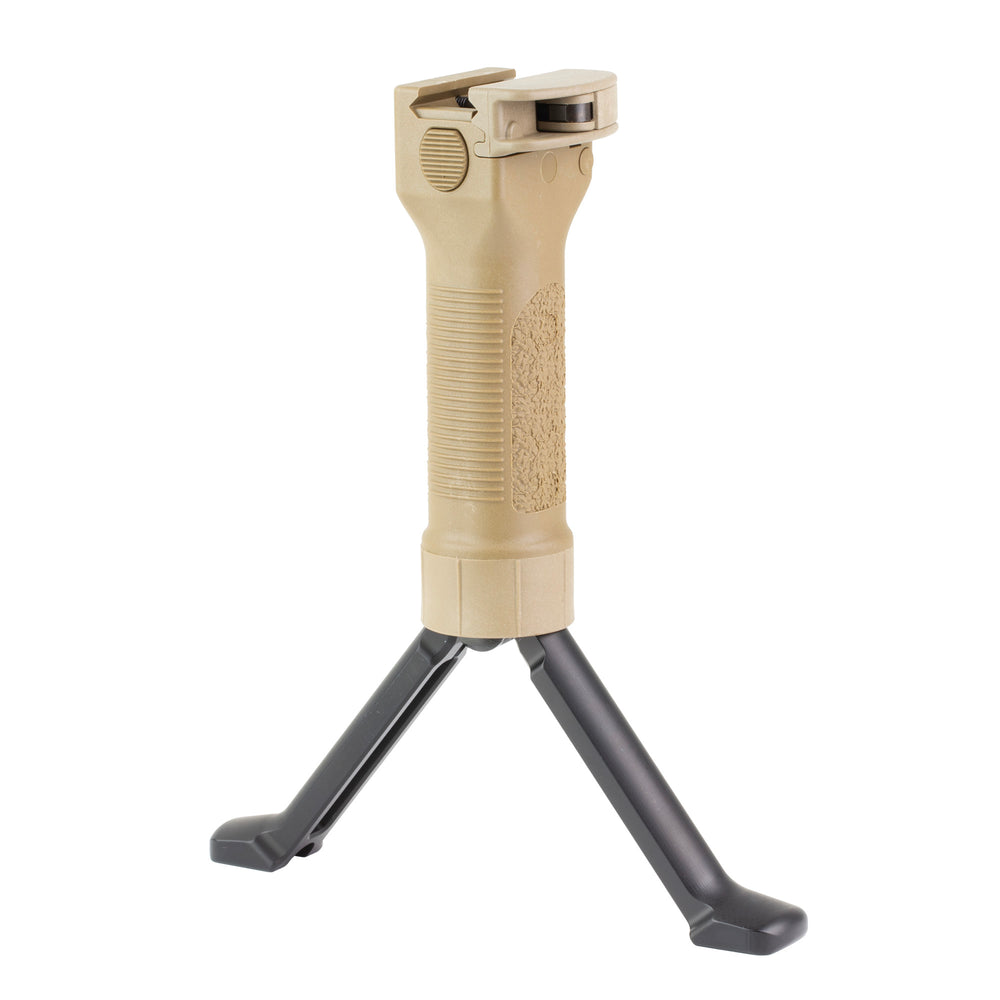 Grip Pod GPS V2 Bipod Cam Aluminum Tan
