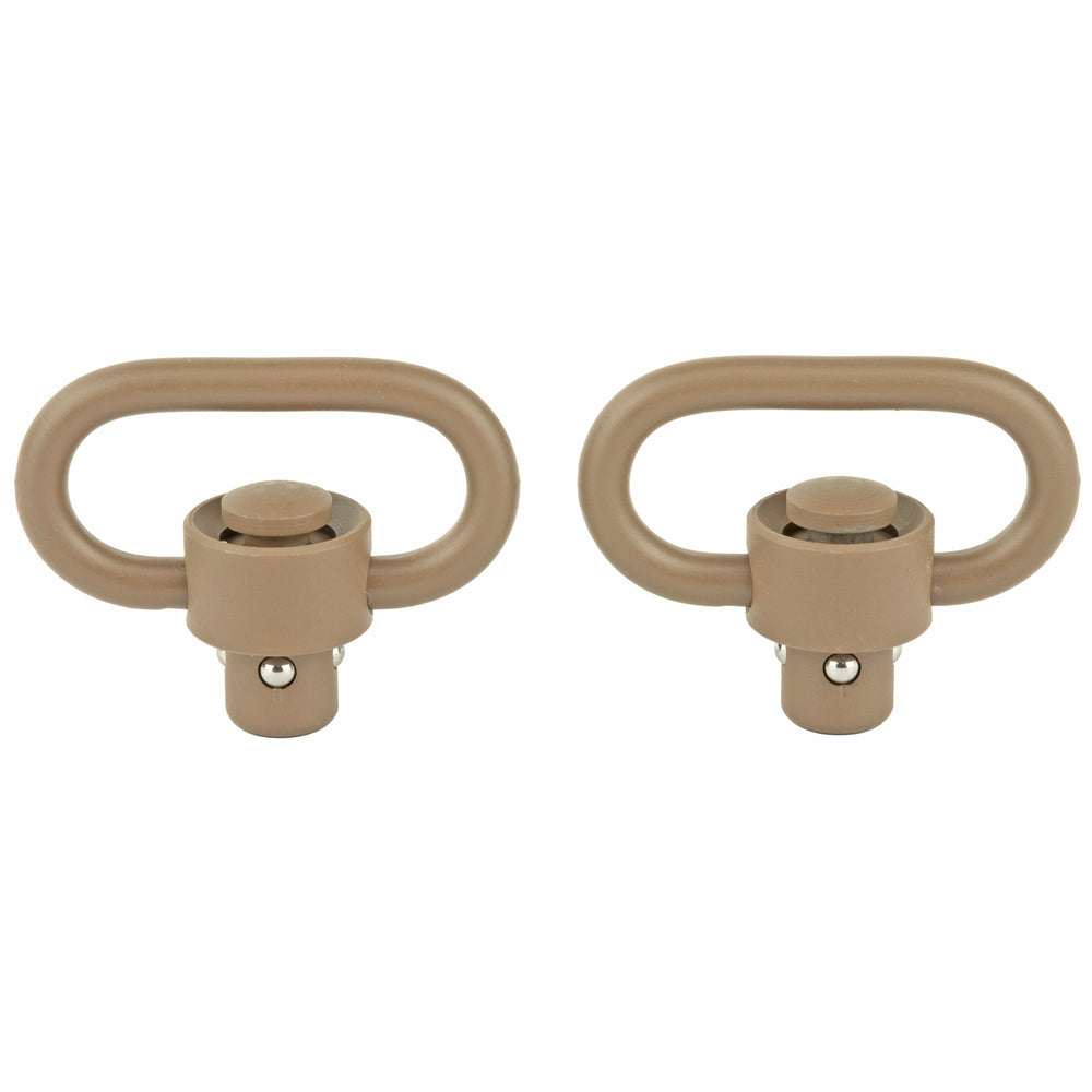 Grovtec Heavy Duty Push-Button Swivels FDE