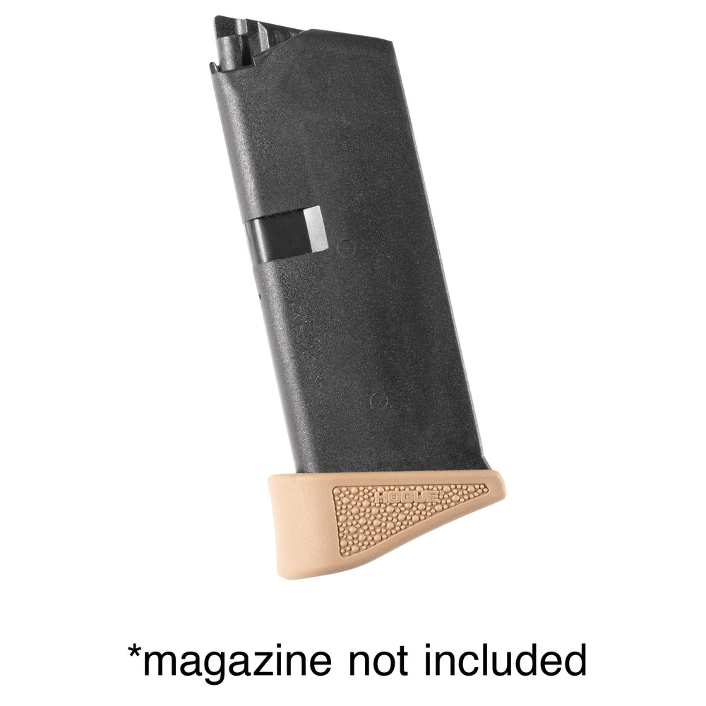 Hogue Rub Grip Pad 9mm 6-Round Magazine, FDE
