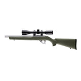 Hogue Stock Ruger 10/22 Rubber Ovrmld OD Green photo 1