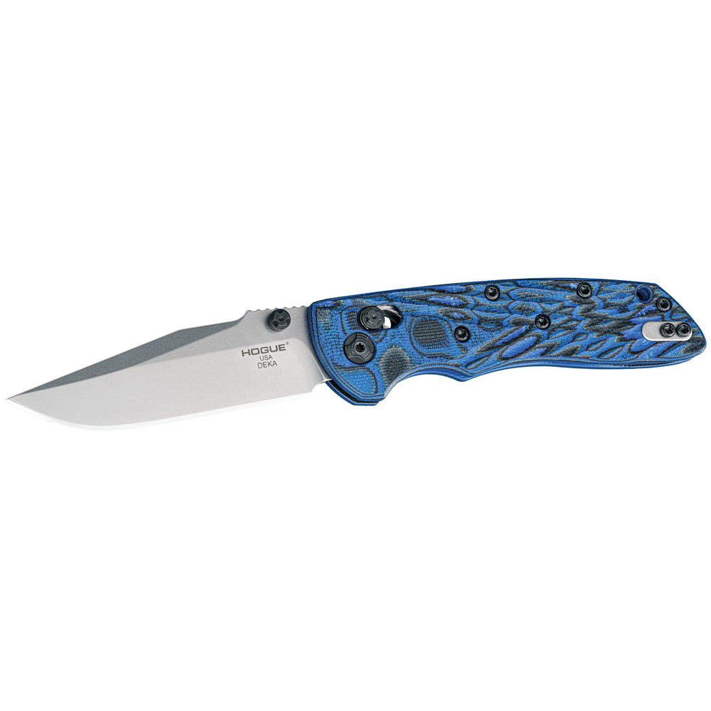 Hogue Deka 3.25 CLP Thumb G10 Blue LV