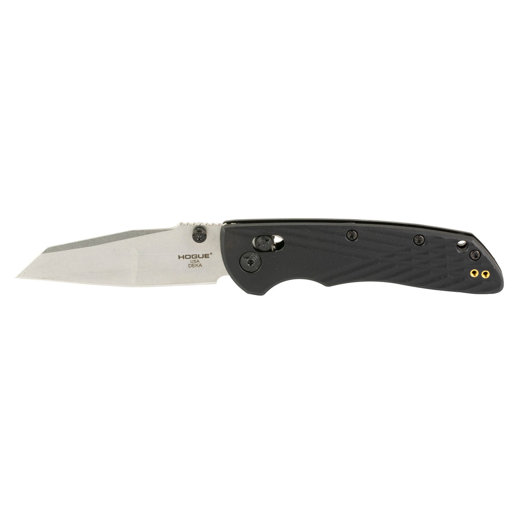 Hogue Deka 3.25 Wharncliffe Thumb Polymer Black
