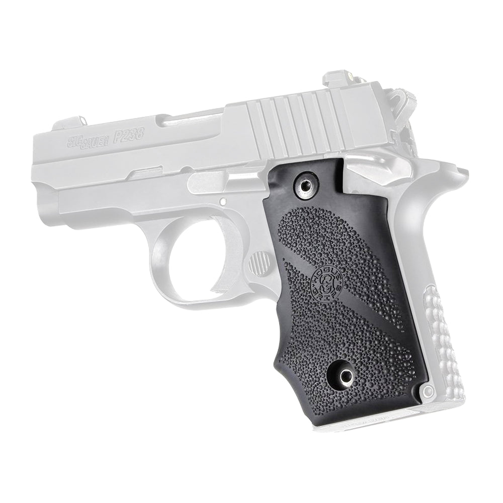 Hogue Grip Sig P238 Rubber Finger-Groove Black