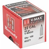 Hornady V-Max 22 Caliber .224 55-Grain 100-Count photo 2