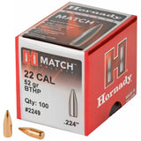 Hornady Match 22 Caliber .224 52-Grain 100-Count photo 1