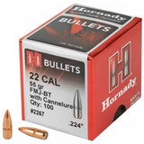 Hornady 22 Caliber .224 55-Grain W/C 100-Count photo 1