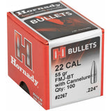 Hornady 22 Caliber .224 55-Grain W/C 100-Count photo 2