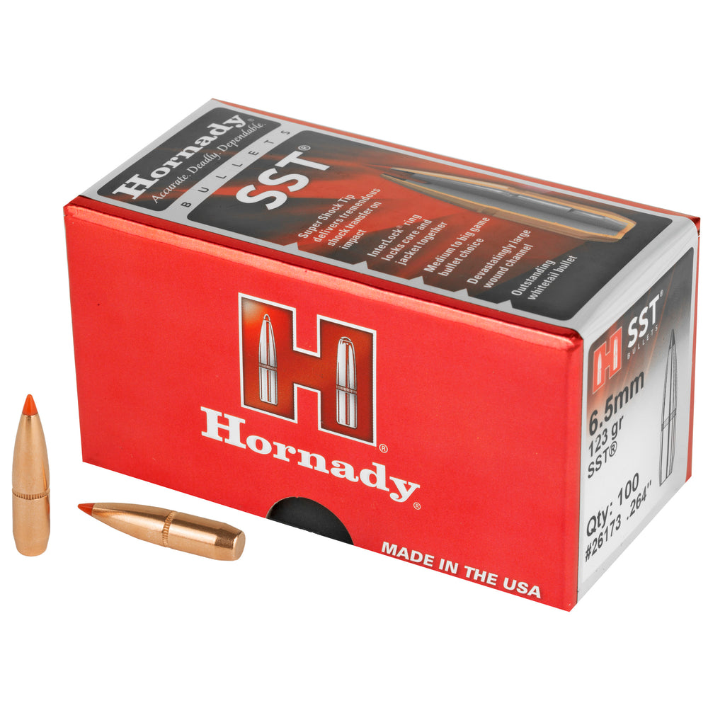 Hornady SST 6.5mm .264 123-Grain 100-Count
