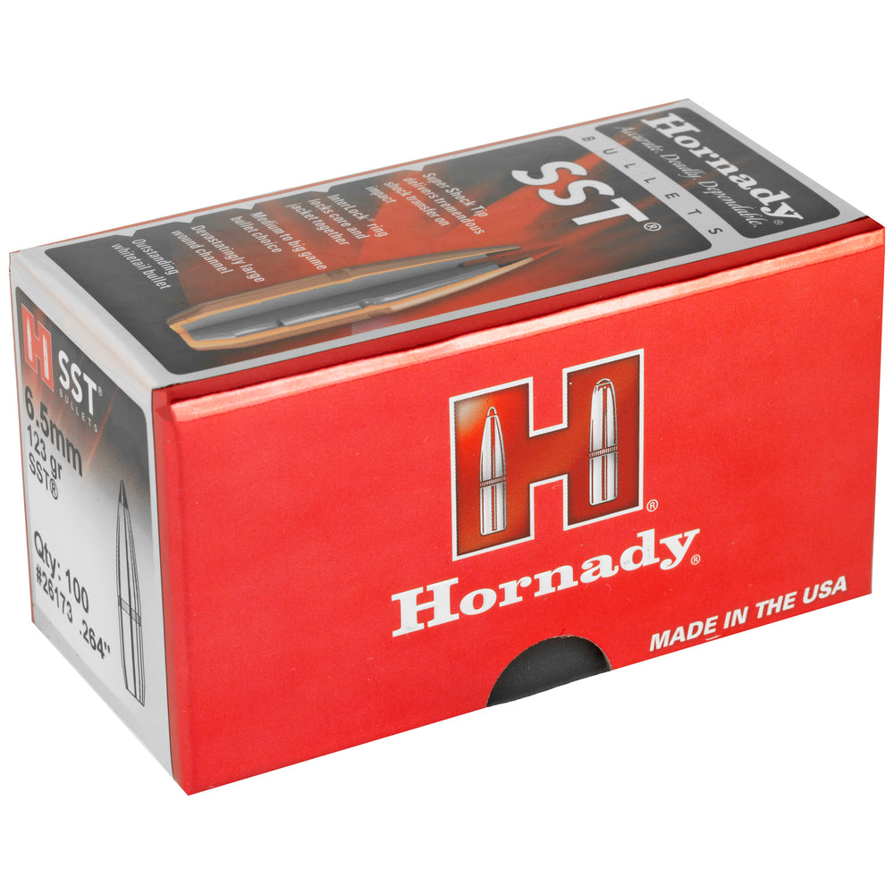 Hornady SST 6.5mm .264 123-Grain 100-Count