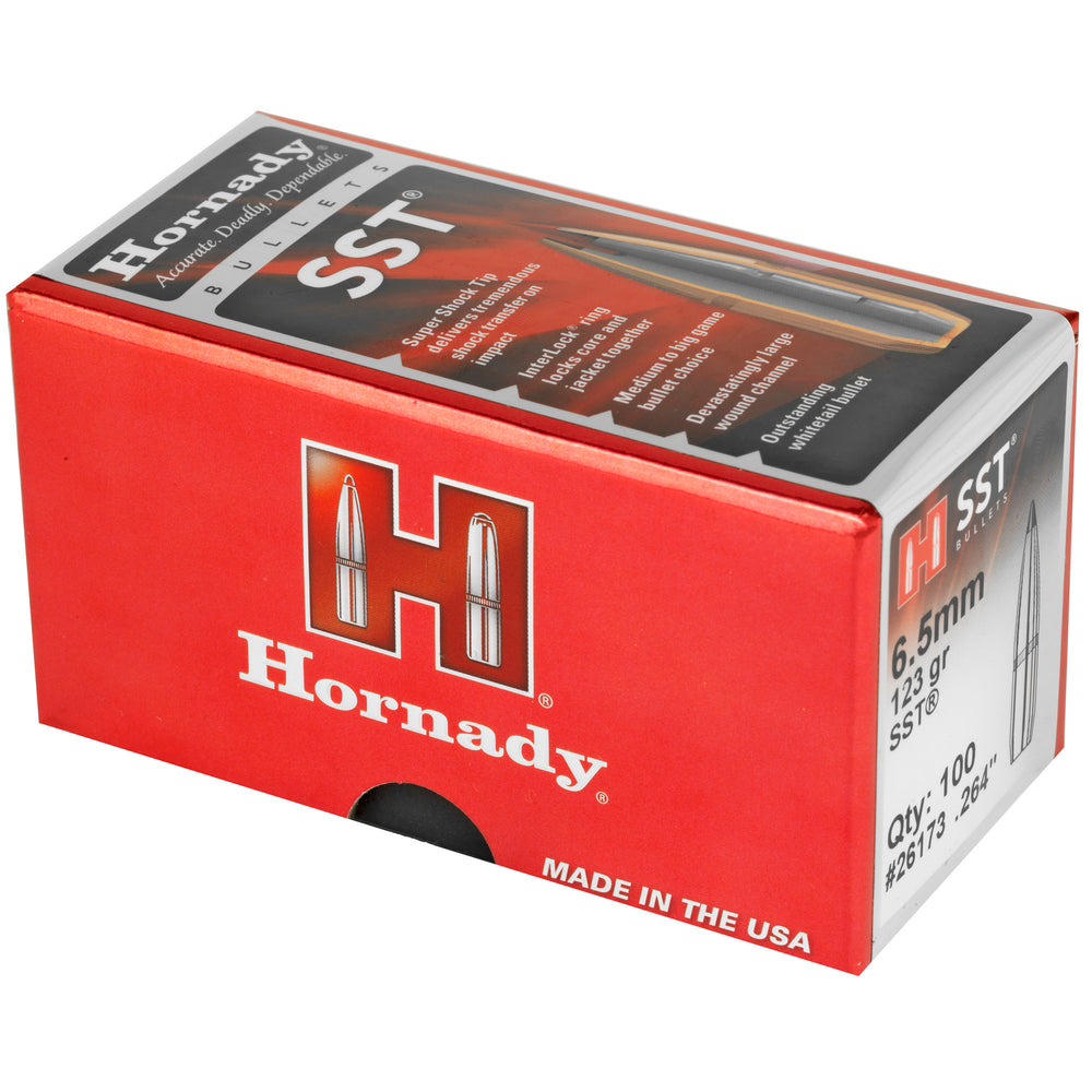 Hornady SST 6.5mm .264 123-Grain 100-Count
