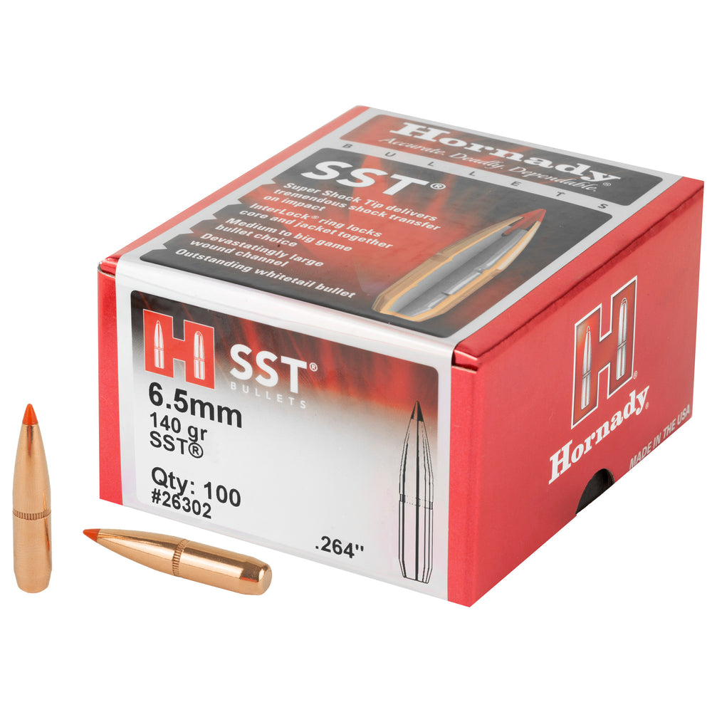 Hornady SST 6.5mm .264 140-Grain 100-Count