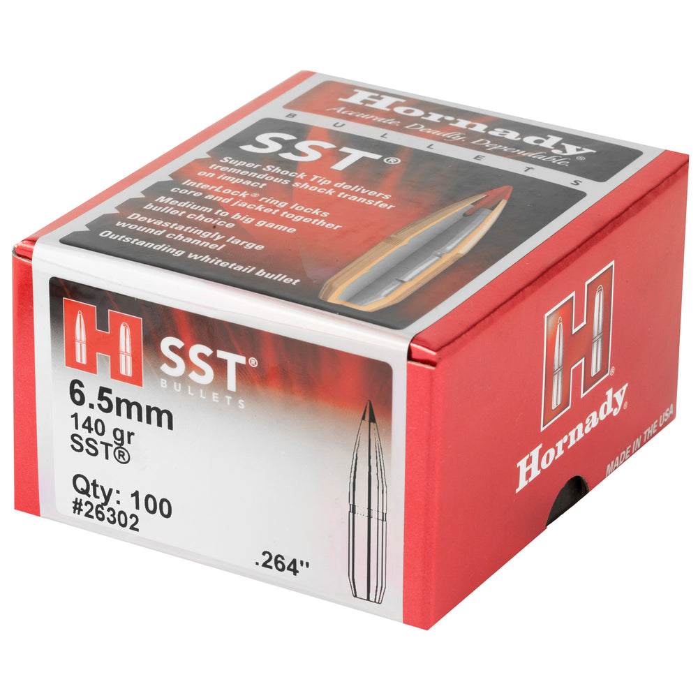 Hornady SST 6.5mm .264 140-Grain 100-Count