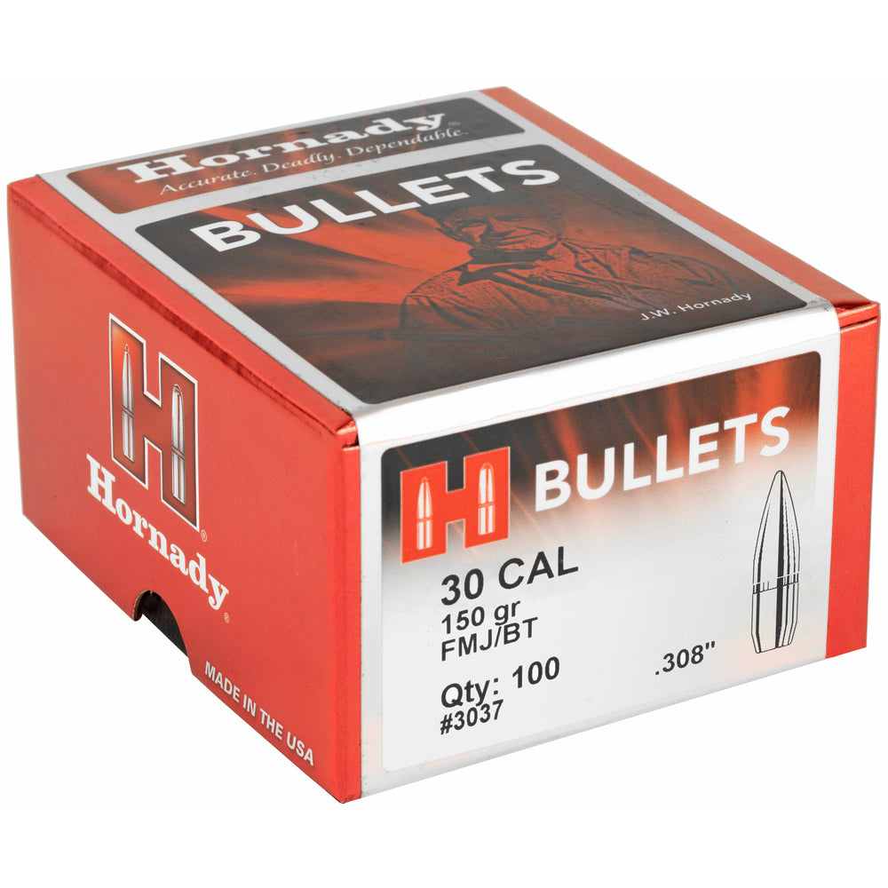 Hornady FMJ-Bluetooth 30 Caliber .308 150-Grain 100-Count