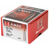 Hornady Match A-Max 30 Caliber 168-Grain 100-Count photo 3