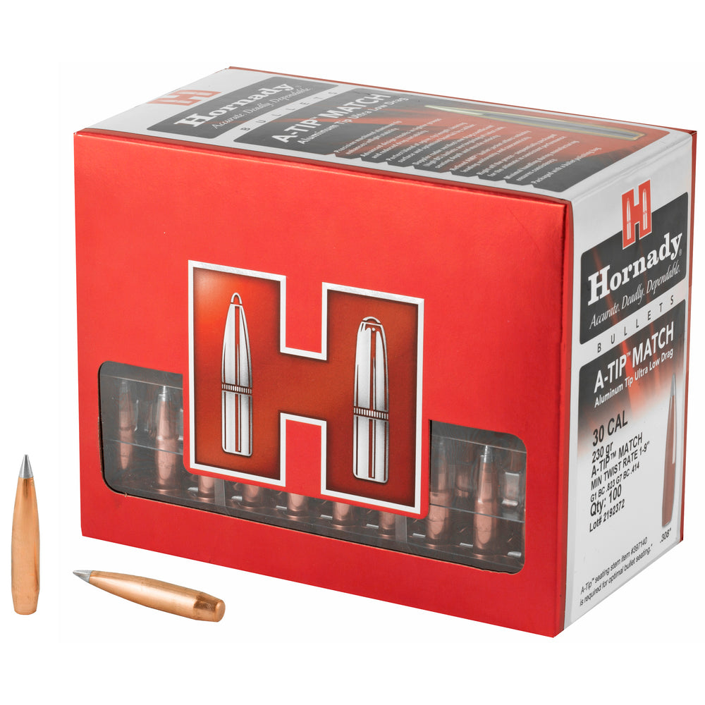 Hornady A-Tip 30 Caliber .308 230-Grain 100-Count