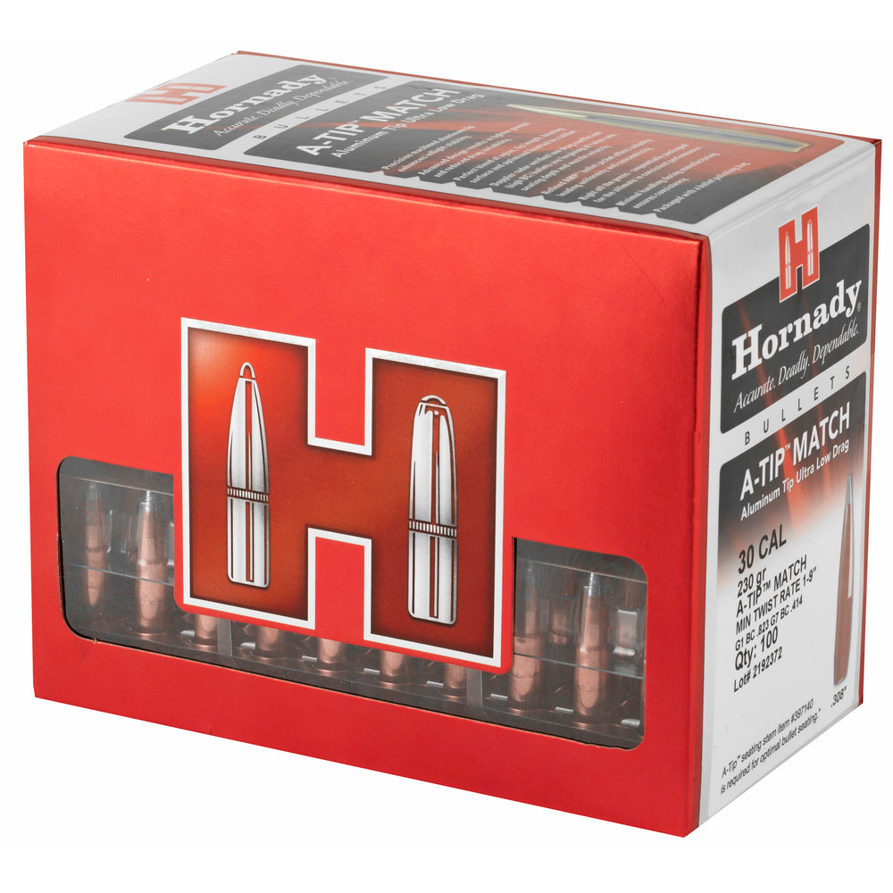 Hornady A-Tip 30 Caliber .308 230-Grain 100-Count