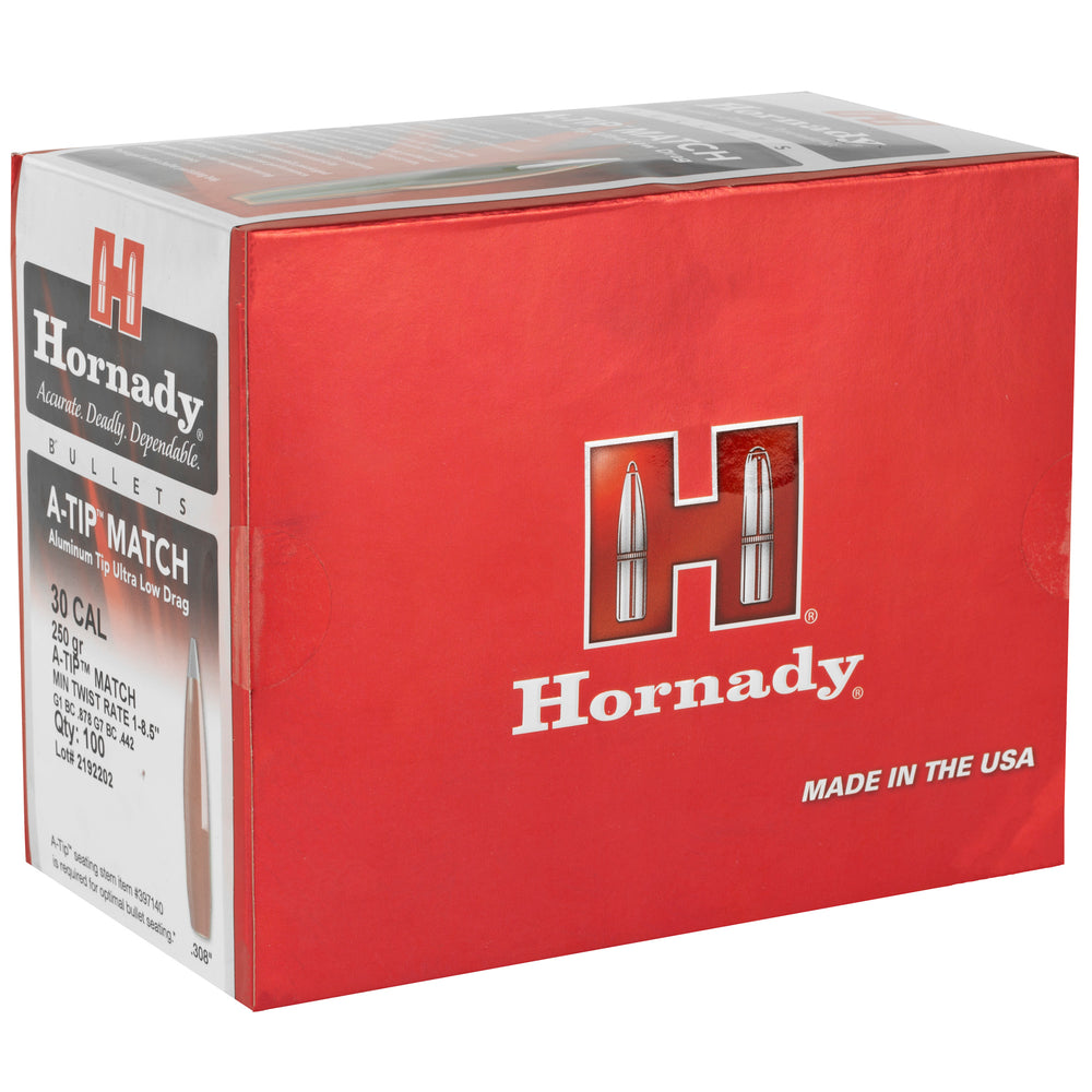 Hornady A-Tip 30 Caliber .308 250-Grain 100-Count