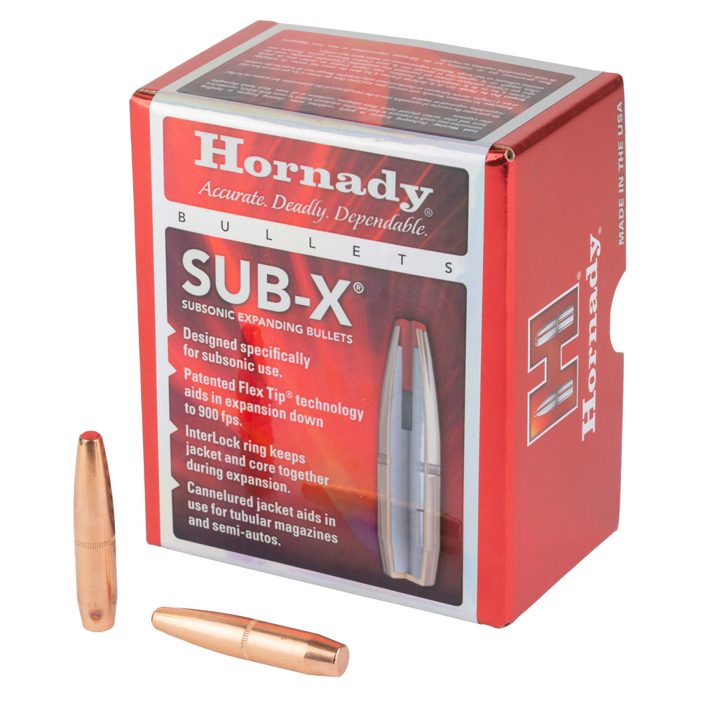 Hornady 338 Caliber .338 307-Grain Sub-X 50-Count