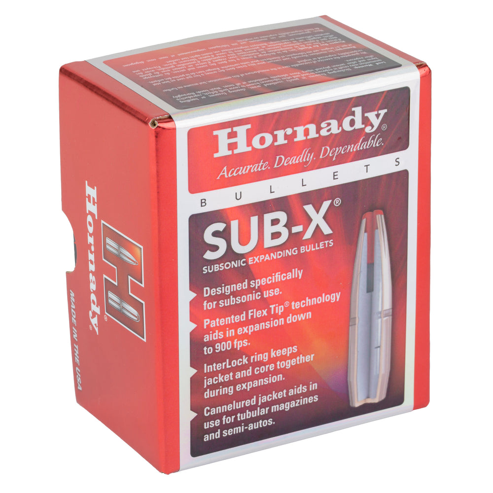 Hornady 338 Caliber .338 307-Grain Sub-X 50-Count