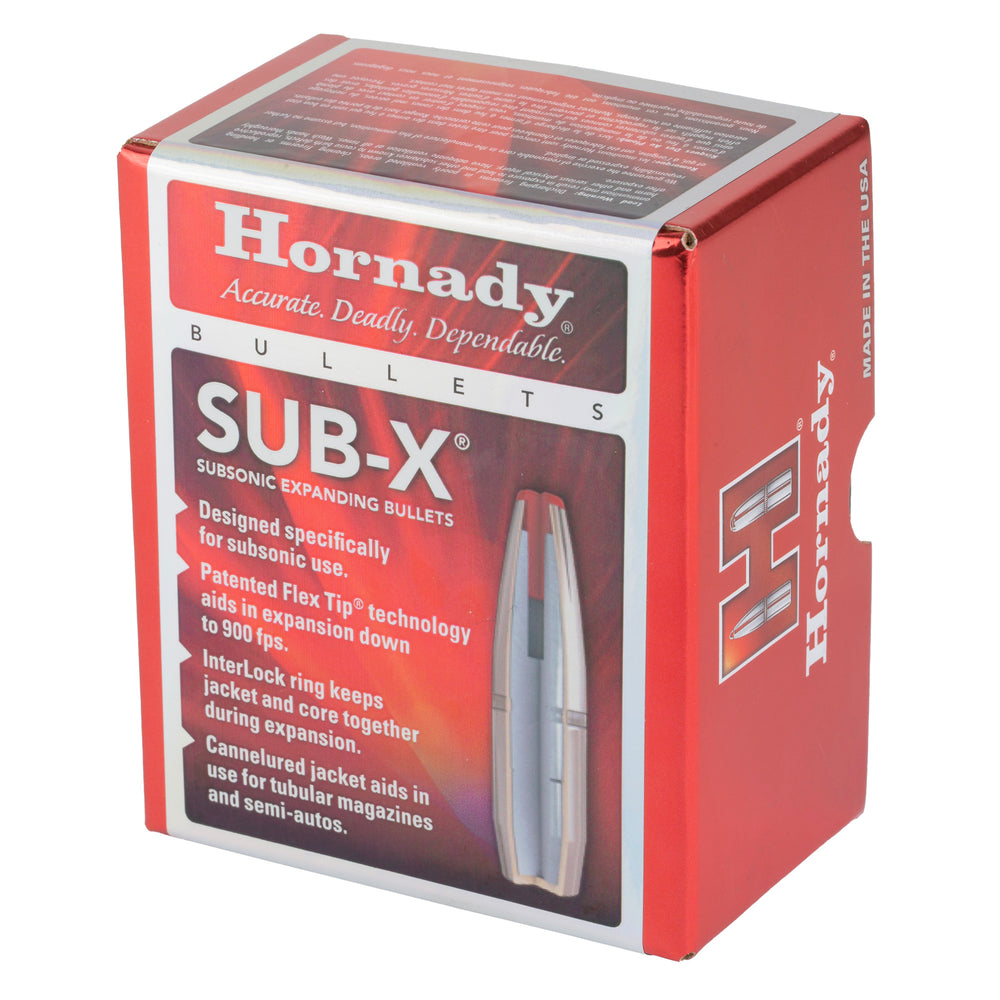 Hornady 338 Caliber .338 307-Grain Sub-X 50-Count
