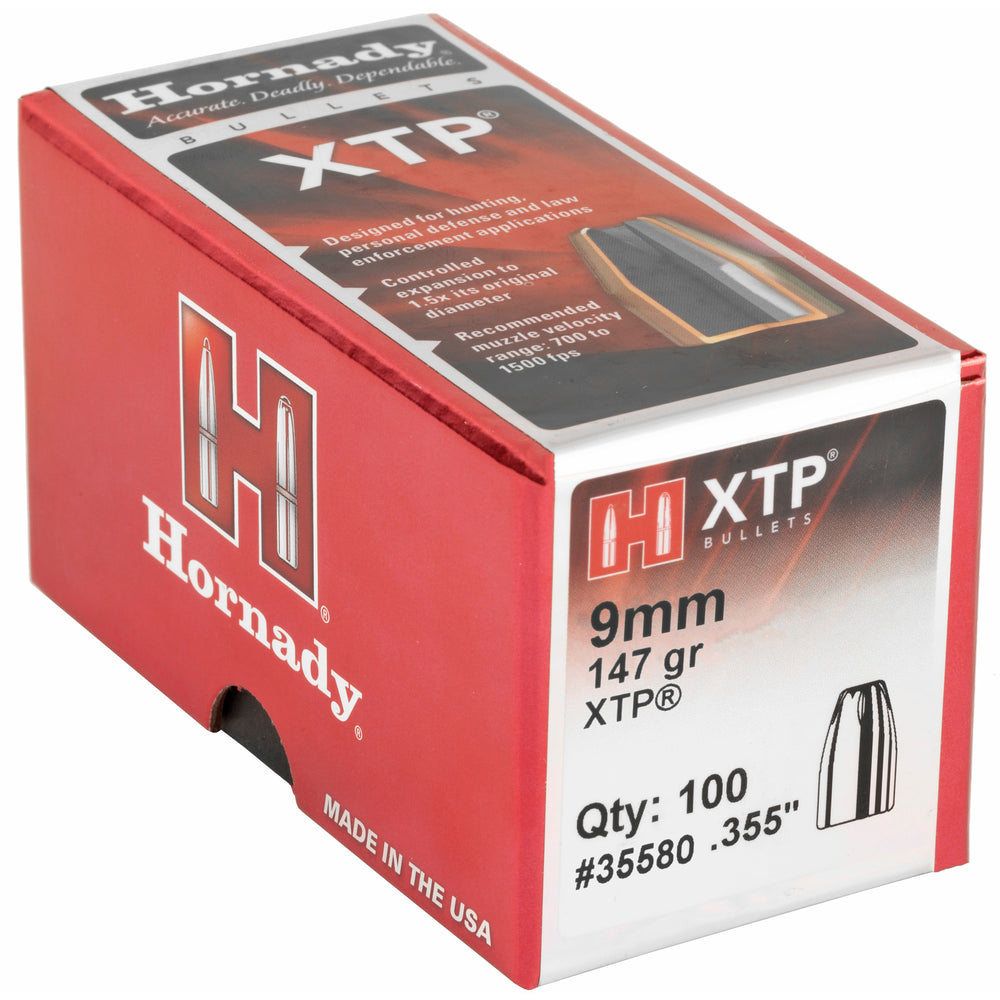 Hornady XTP 9mm .355 147-Grain 100-Count