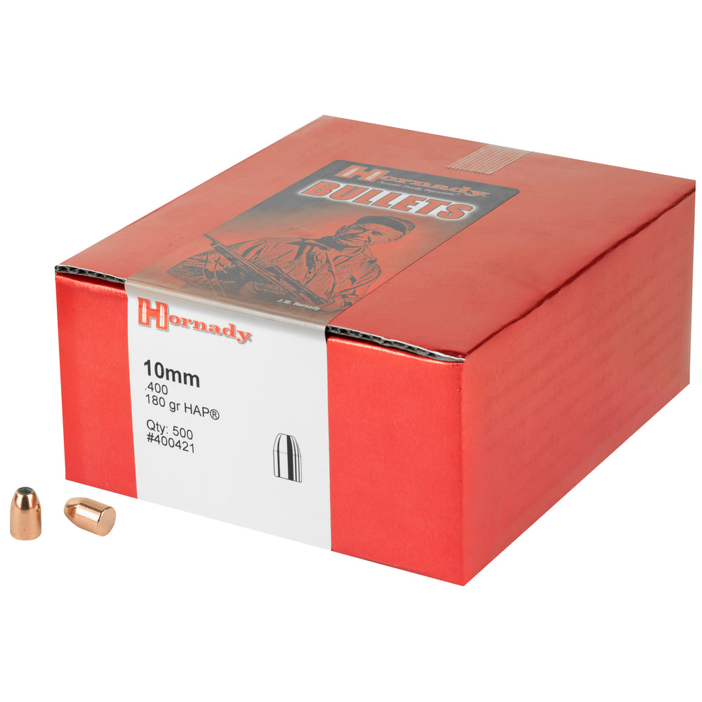 Hornady Hap 10mm .400 180-Grain 500-Count