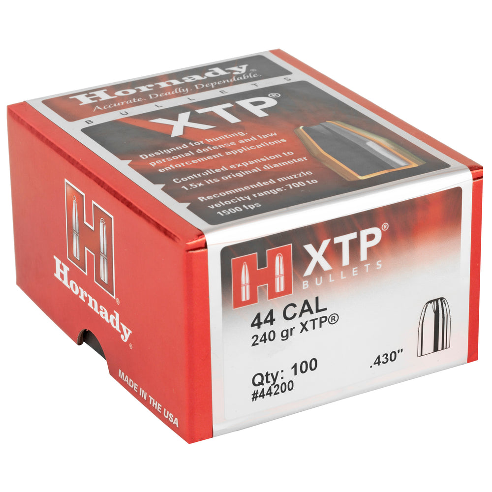Hornady XTP 44 Caliber .430 240-Grain 100-Count