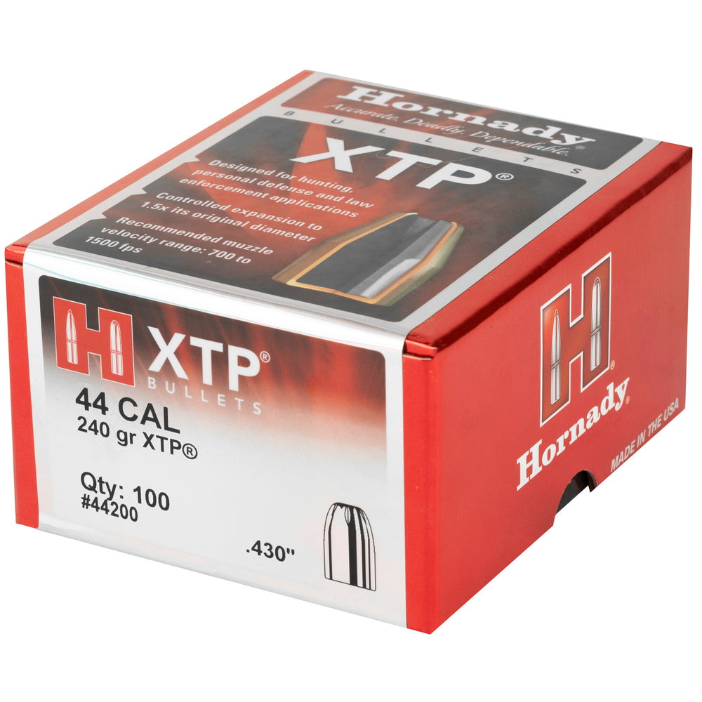 Hornady XTP 44 Caliber .430 240-Grain 100-Count