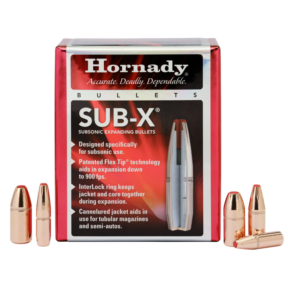 Hornady Sub-X 45 Caliber .458 410-Grain 50-Count