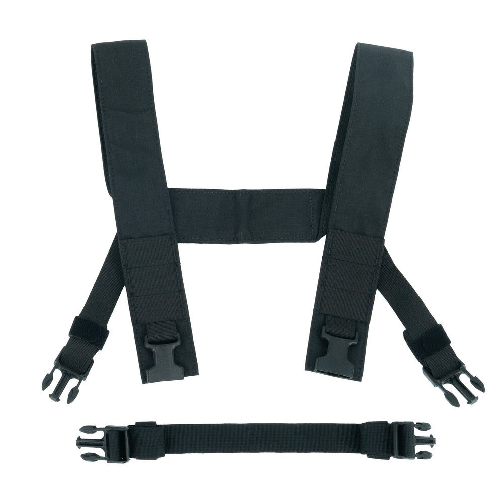HSP H-Harness Rplcmnt Kit with White Stripe Black