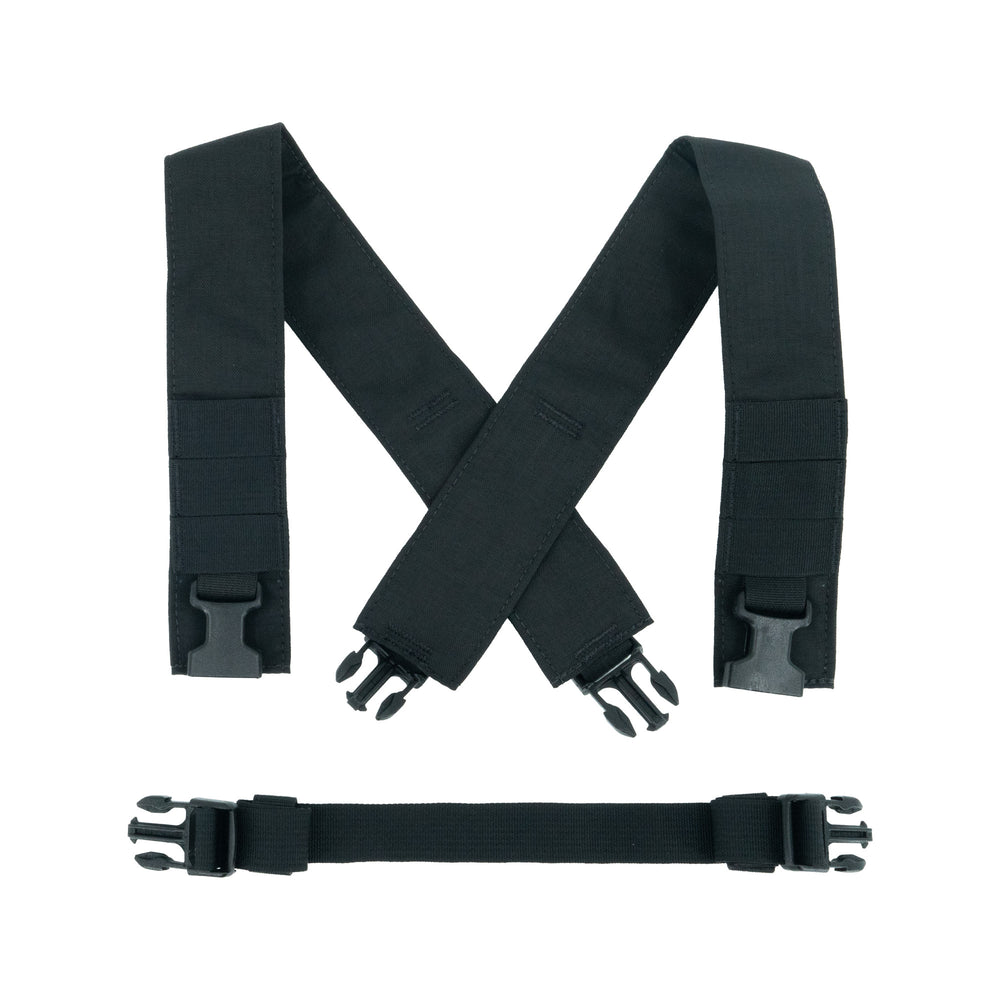 HSP X-Harness Rplcmnt Kit with White Stripe Black