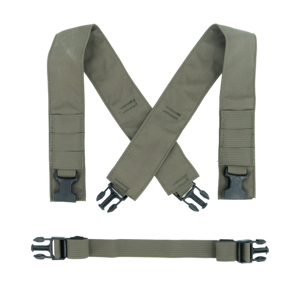 HSP X-Harness Rplcmnt Kit with White Stripe Ranger Green