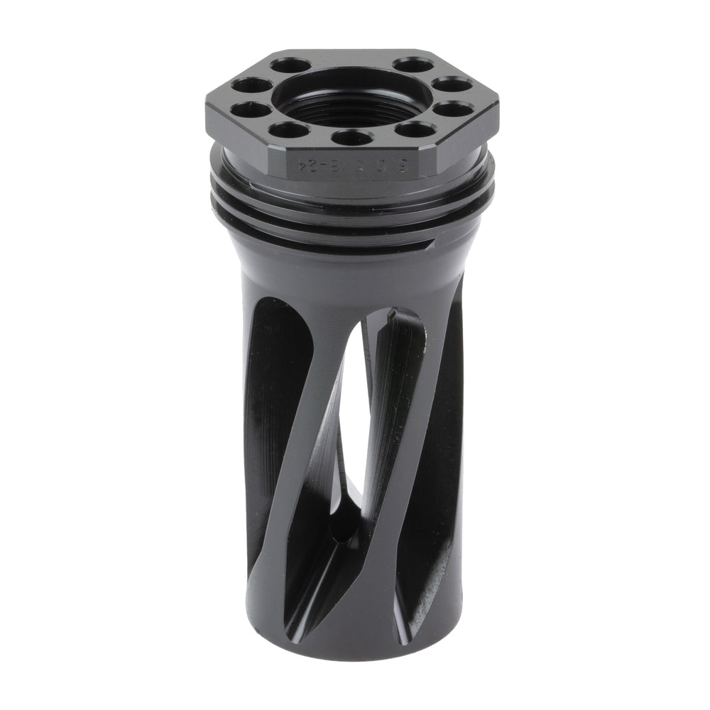 HUXWRX Flash Hider QD 6 5/8x24 Black