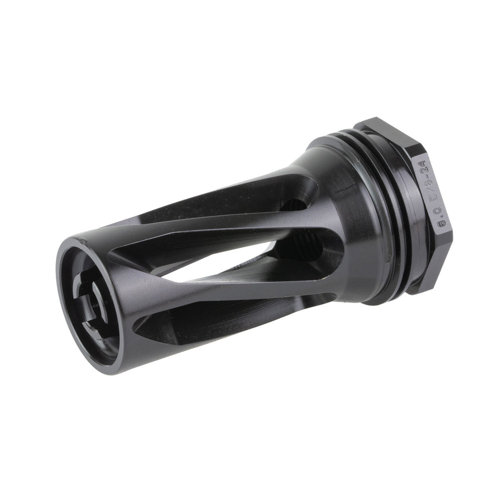 HUXWRX Flash Hider QD 6 5/8x24 Black