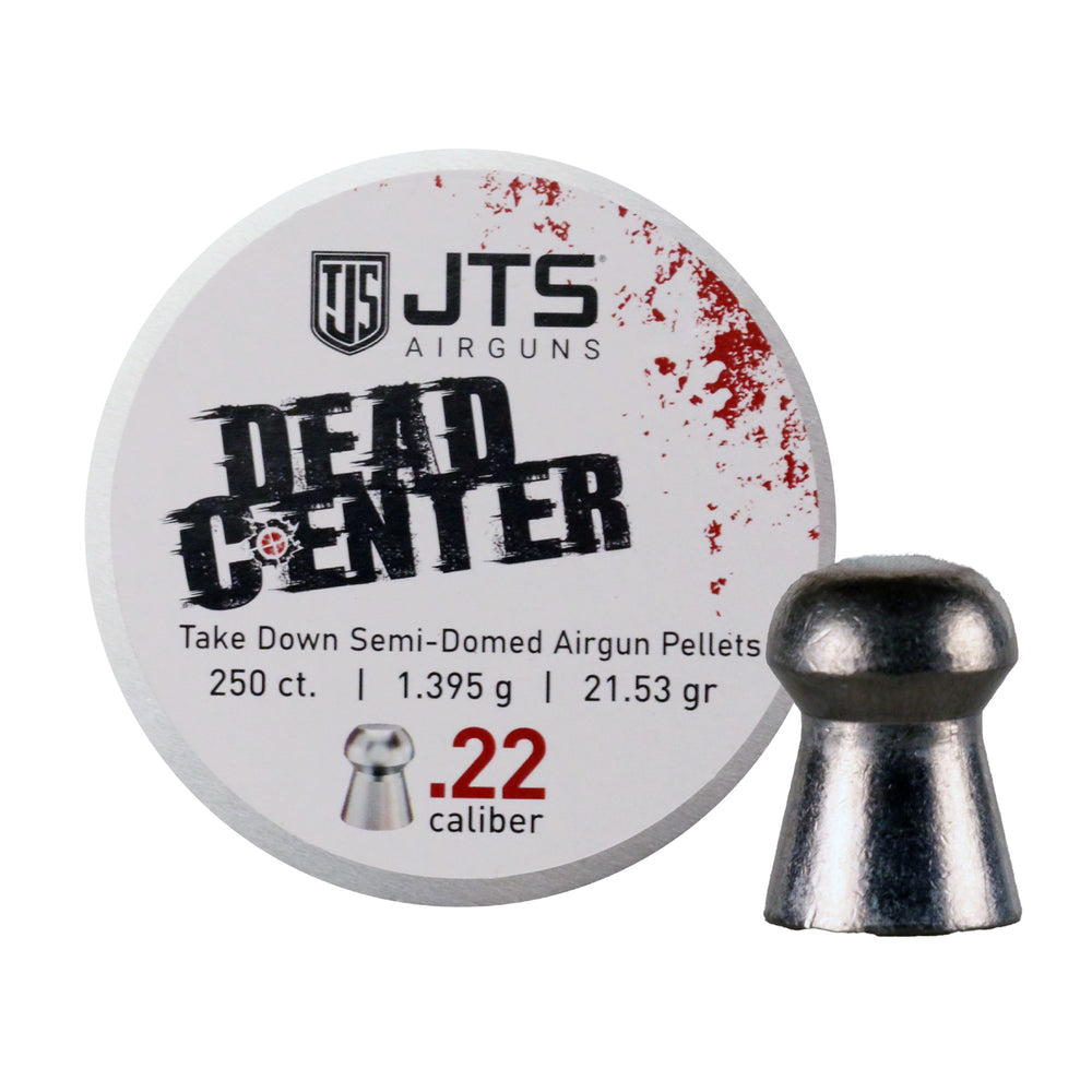 JTS .22 Caliber 22-Grain Semi-Domed 250-Count
