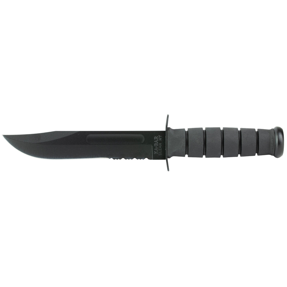 KA-BAR Fighting KNF 7 Black Serrated with Sheath