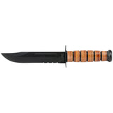 KA-BAR US Army Fghtng 7 Serrated CP with Sheath photo 1