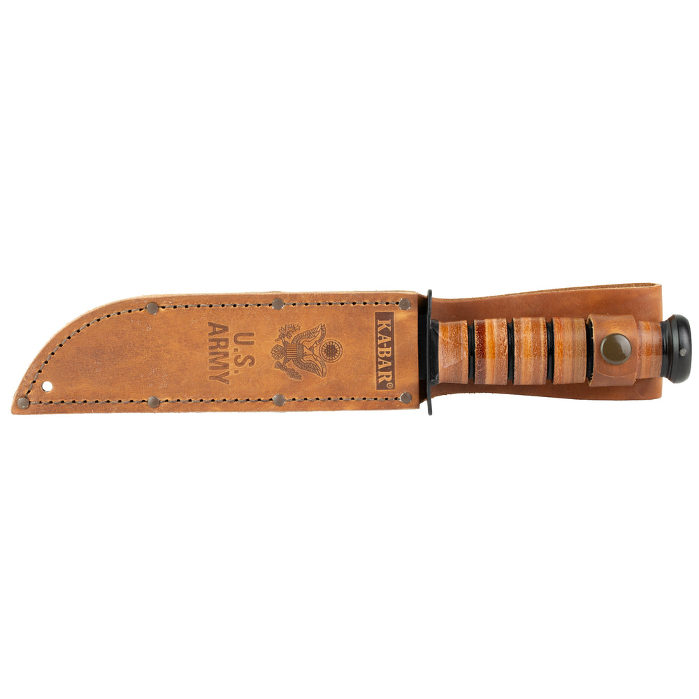 KA-BAR US Army Fghtng 7 Serrated CP with Sheath