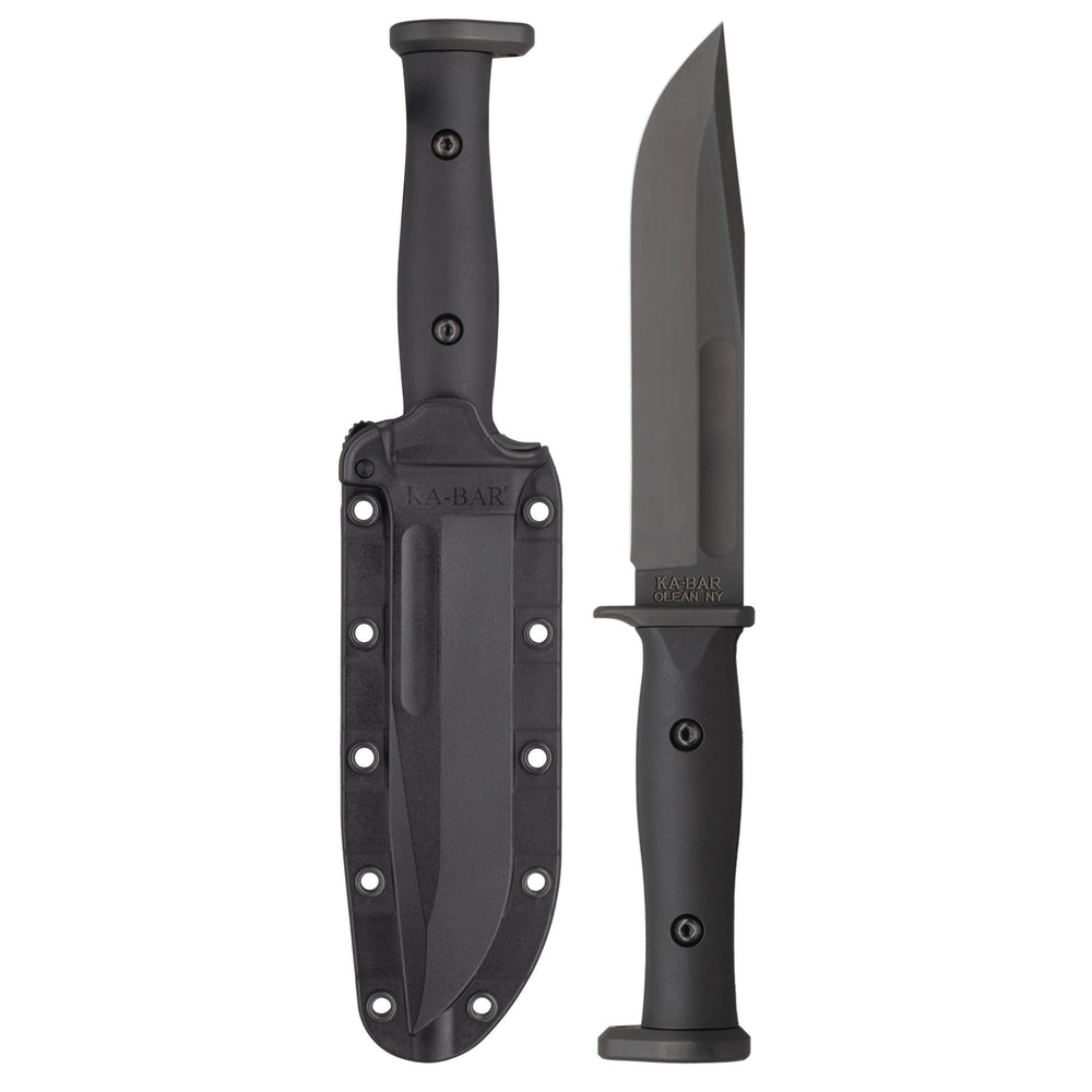 KA-BAR Slabby Fixed 6.86 Black with Sheath