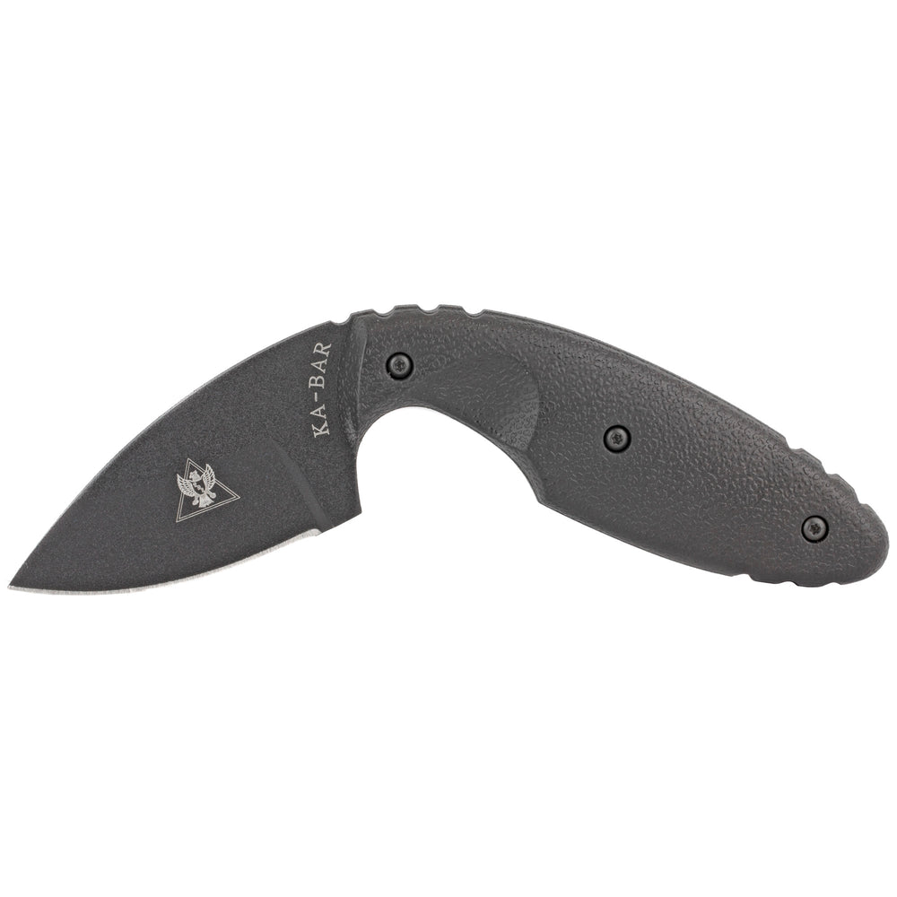 KA-BAR Tdi Le Knife 2 Black Plain with Sheath