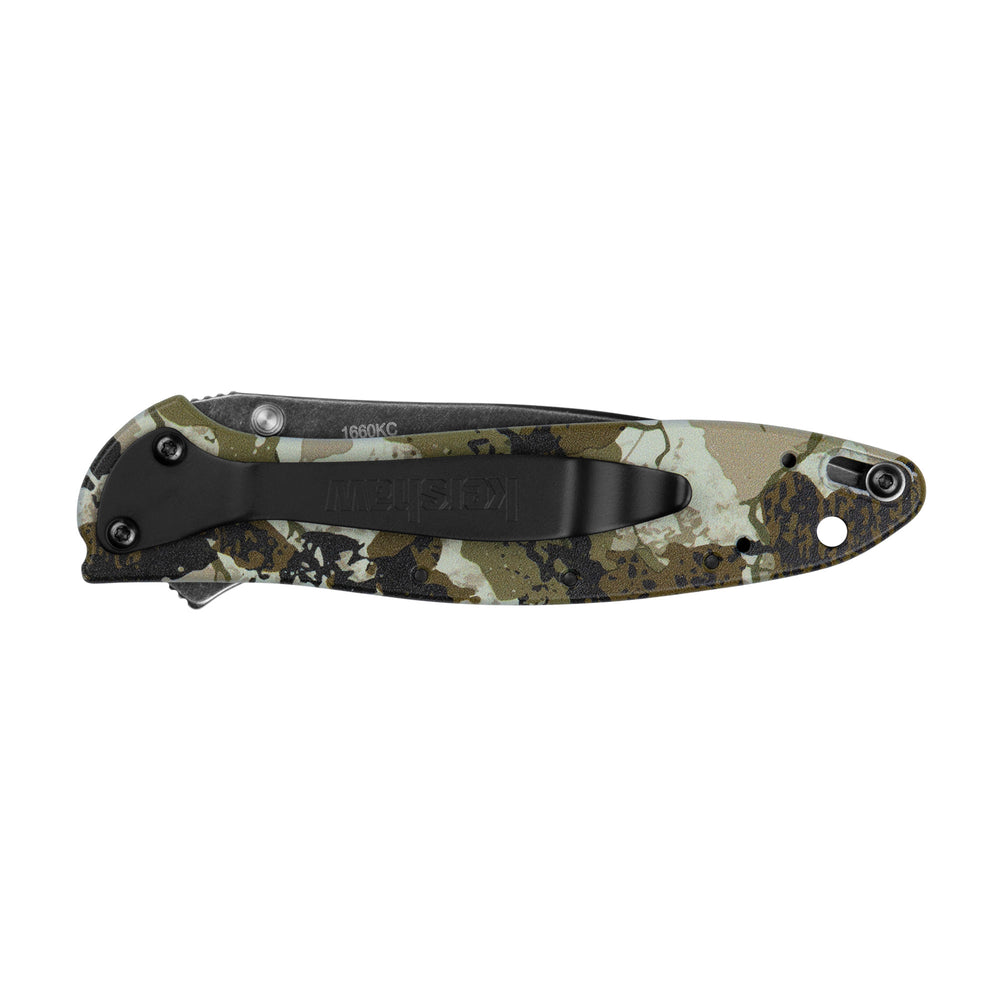 Kershaw Leek 3 Kings Camo Blkwash
